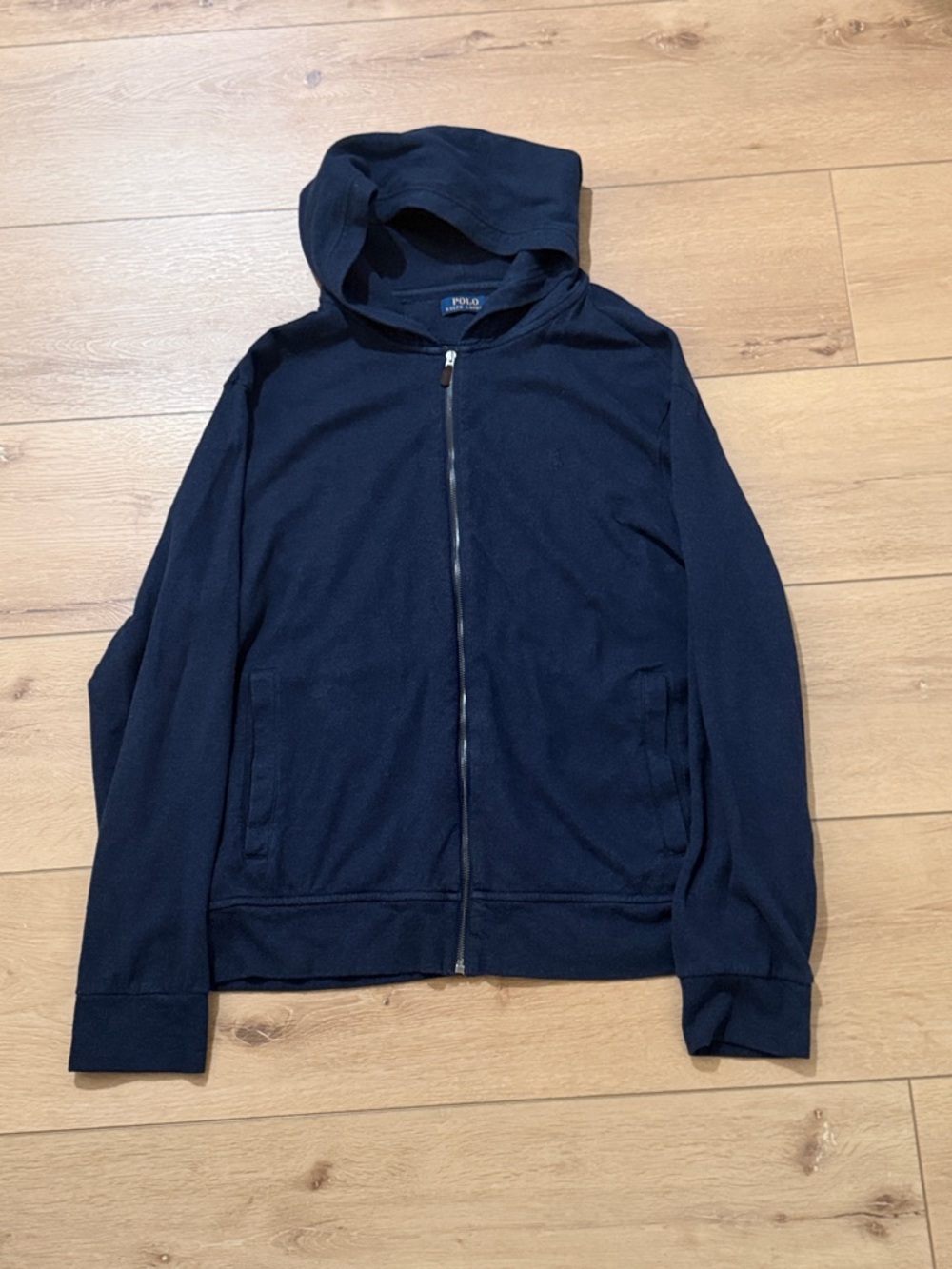 Polo by Ralph Lauren Dark Navy Full-Zip Hoodie Sweater